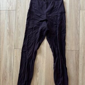 Dark burgundy lululemon align pant 25 inseam